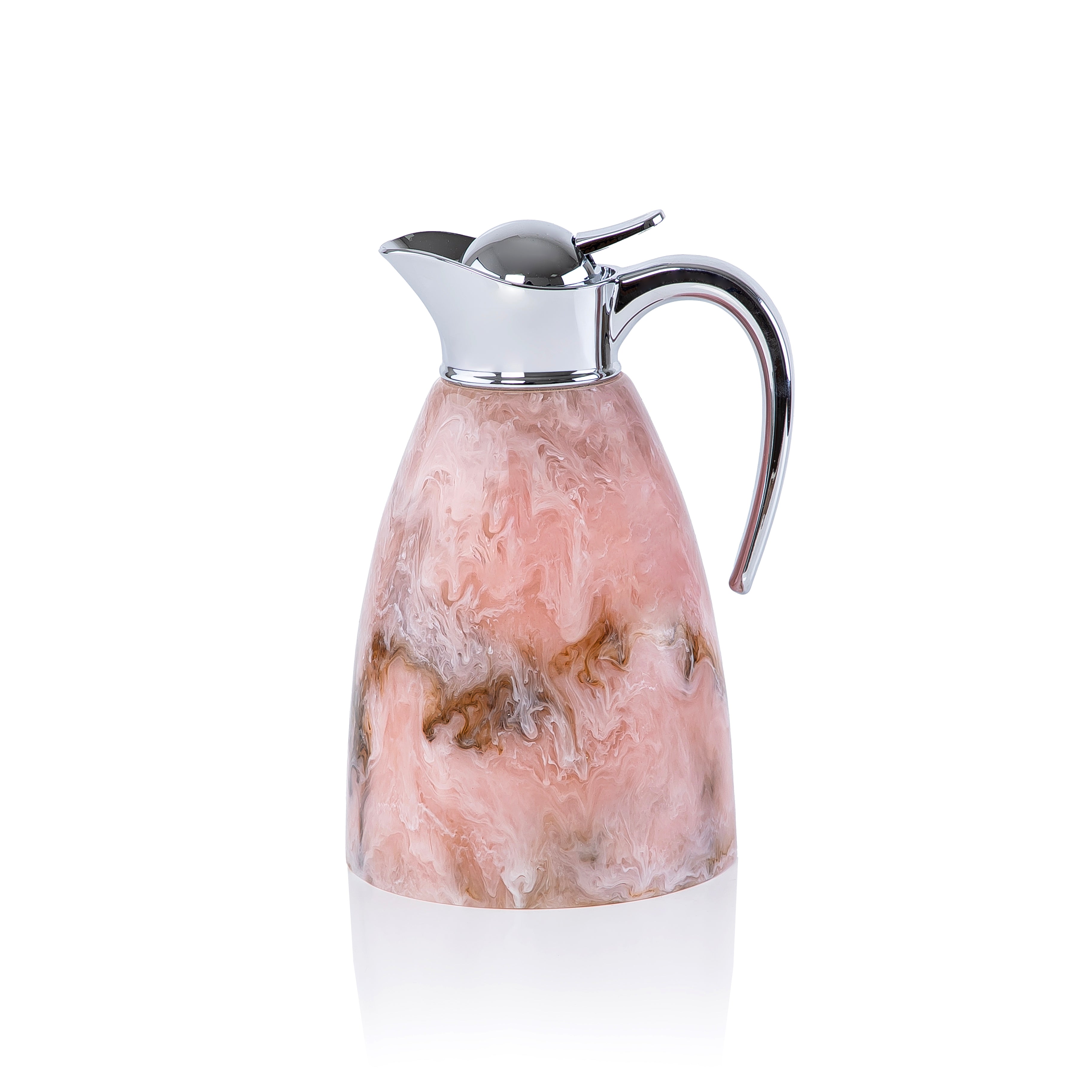 1.5L Elegant Resin Thermos Flask – Pink