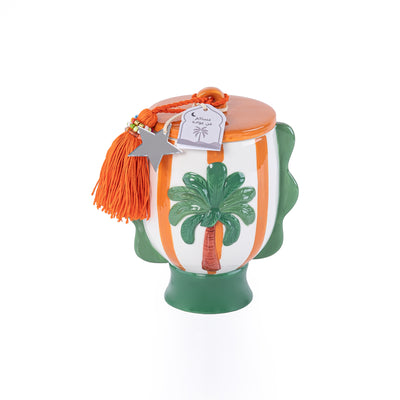 جار قريقعان سيراميك -برتقالي فاتح