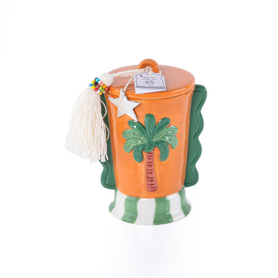 جار قريقعان سيراميك - برتقالي 