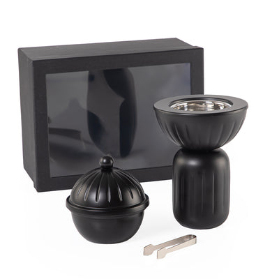 Set of 3 (mabkhar + bakhor box + tong) with gift box
