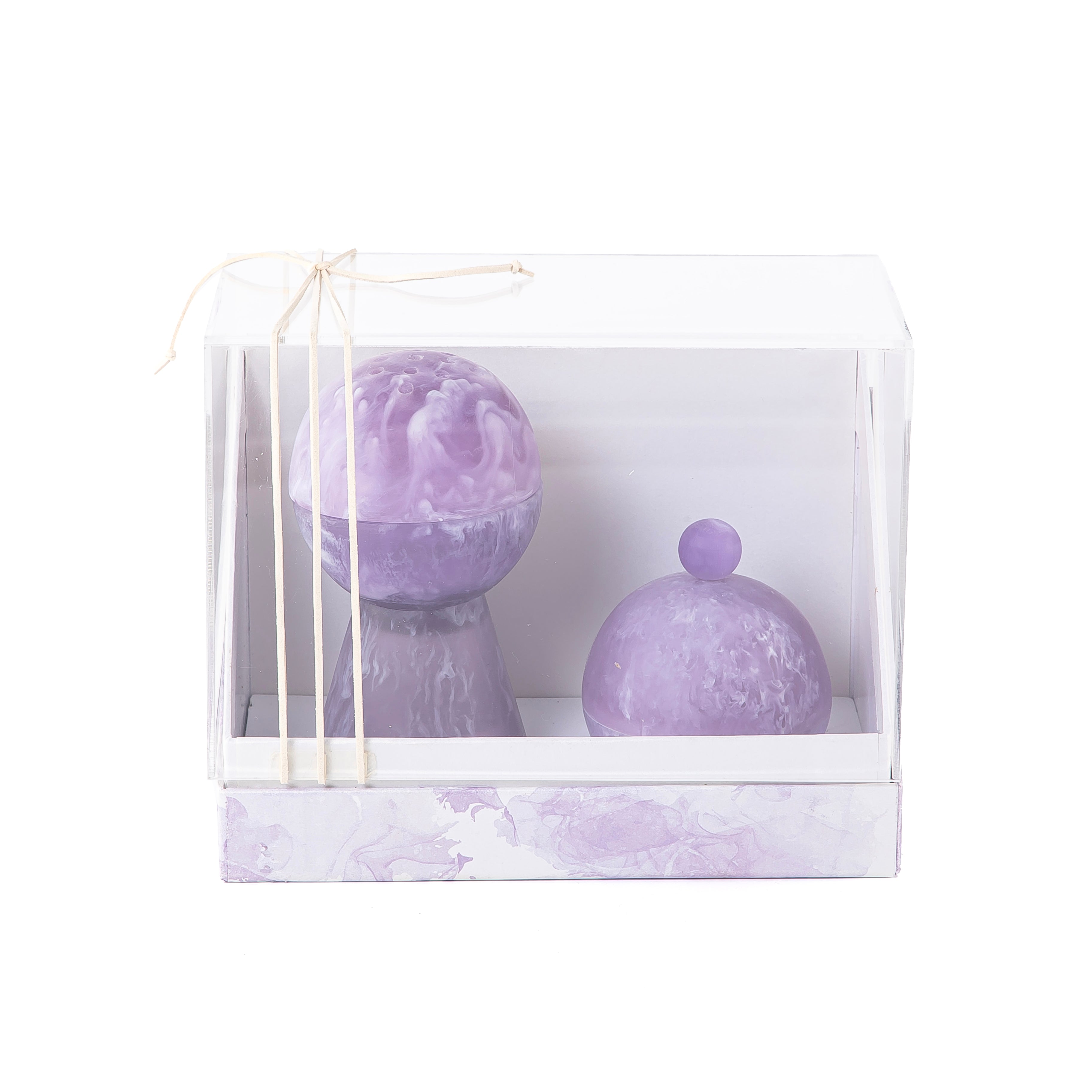 طقم مبخر من الريزن مع بوكس هدايا اكريليك