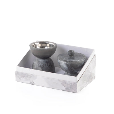 طقم مبخر من الريزن مع بوكس هدايا اكريليك