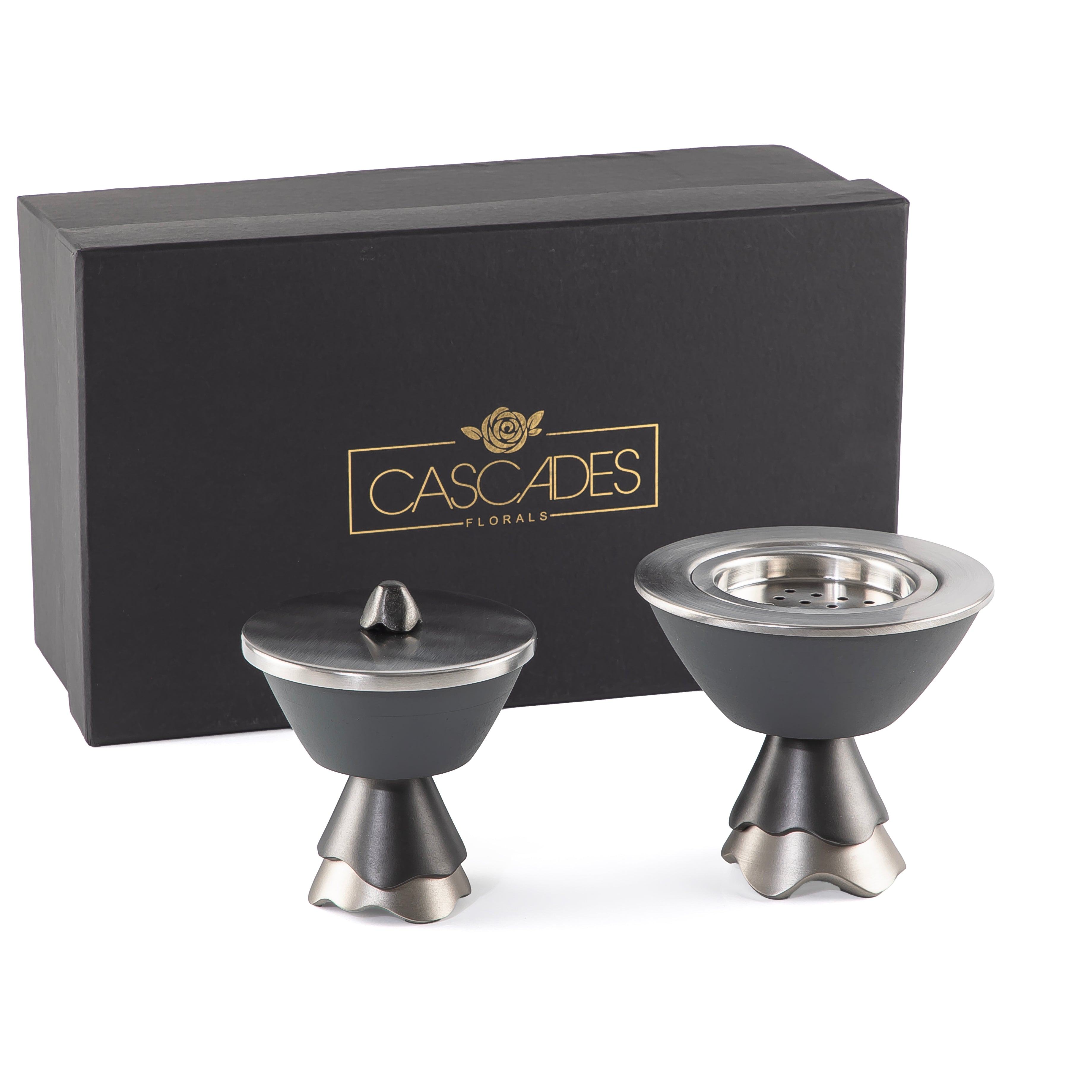 طقم 2 قطعة (مبخر + علبة بخور) مع بوكس هدايا