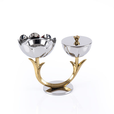 Luxury Dual-Arm Incense Burner & Box Set – Distinctive Decorative Design
