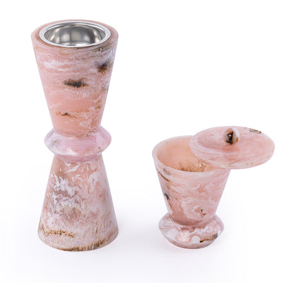 Elegant Resin Mabkhar Set of 2 pcs - Pink