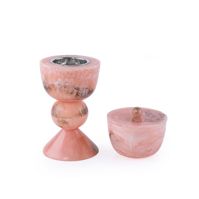 Elegant Resin Mabkhar Set of 2 pcs - Pink