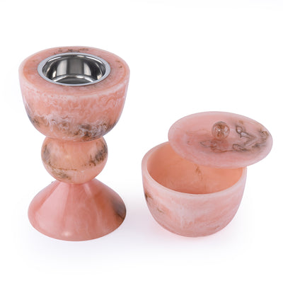 Elegant Resin Mabkhar Set of 2 pcs - Pink