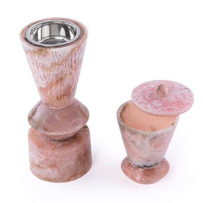 Elegant Resin Mabkhar Set of 2 pcs - Pink