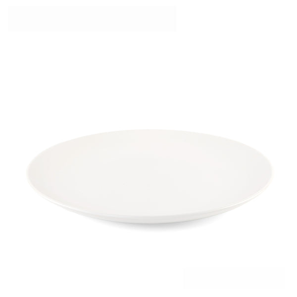 صحن سيراميك أبيض - المقاس: ‎35.5×35.5 سم‎ - الرمز: F0089-14