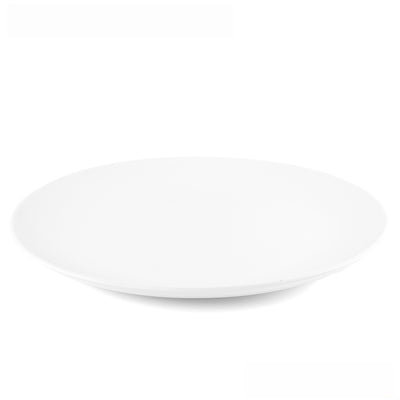 White Ceramic Serving Plate - Large