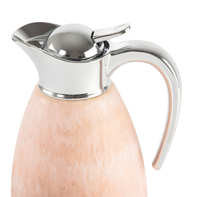 ترمس راتينج 1 لتر حافظ للحرارة - وردي