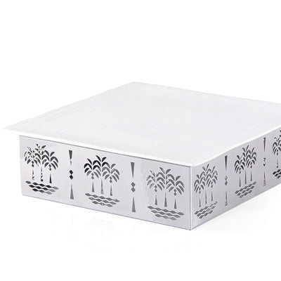 طبق سيراميك مستطيل حجم وسط - رمادي