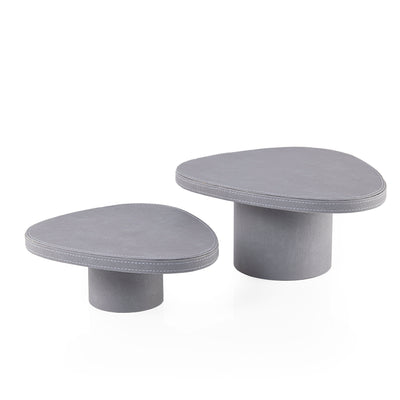 Set of 2 leather stand