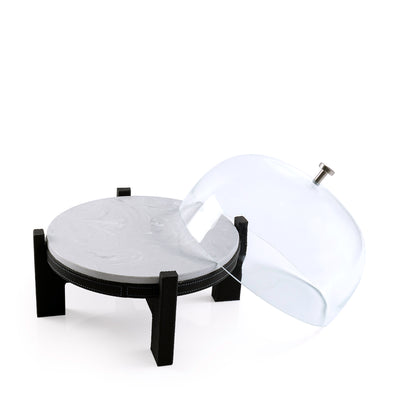 ستاند رخام مع قاعدة جلد