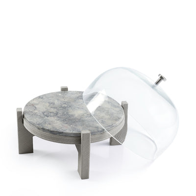 ستاند رخام مع قاعدة جلد