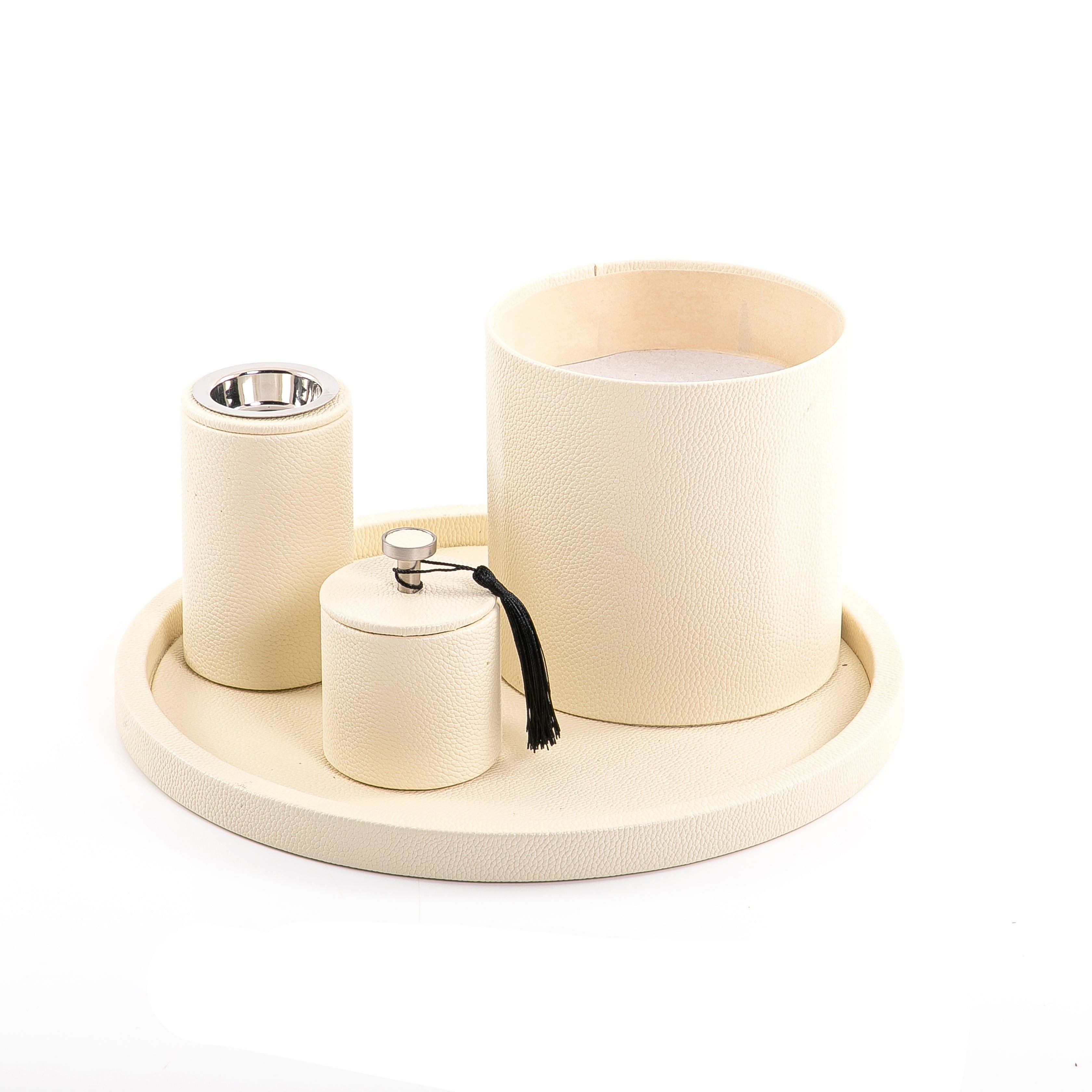 طقم مبخر صدف مع صينية