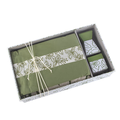 بوكس طقم صلاة مع غطاء أكريليك - أخضر