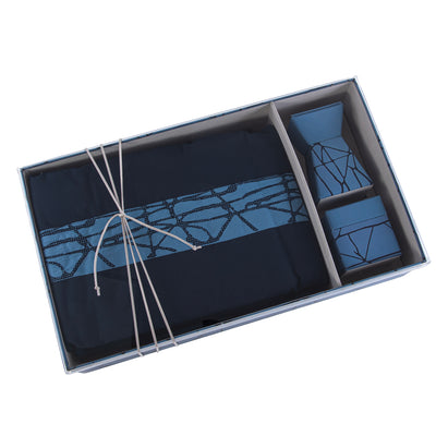 بوكس طقم صلاة مع غطاء أكريليك - أزرق