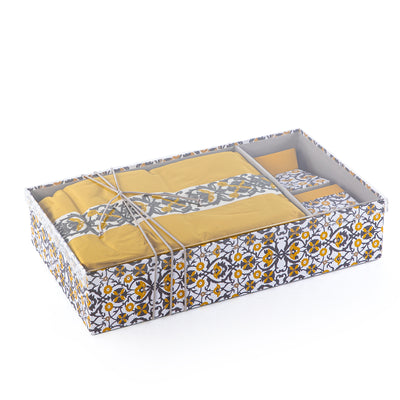 بوكس طقم صلاة مع غطاء أكريليك - أصفر