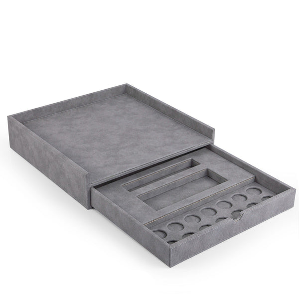 Coffee corner with drawer -Silver Gray