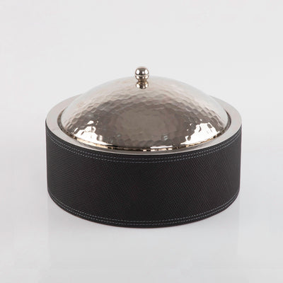 Chafing Dish with leasther base