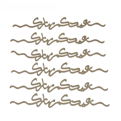 Different iron phrases on the occasion of eid, brown color