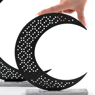 طقم 2 استاند هلال معدن