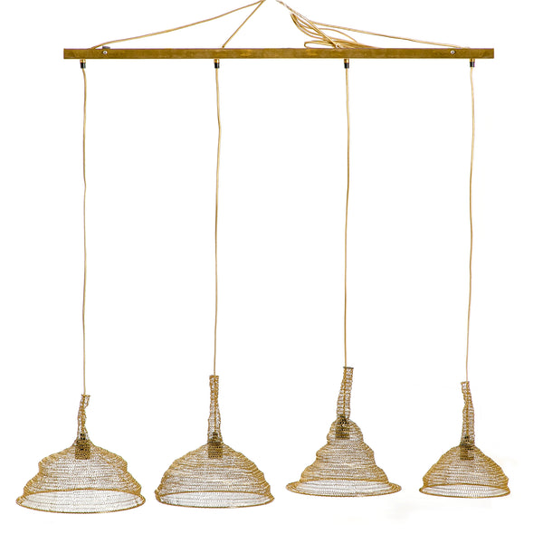 Multi Metal Hanging Lamp