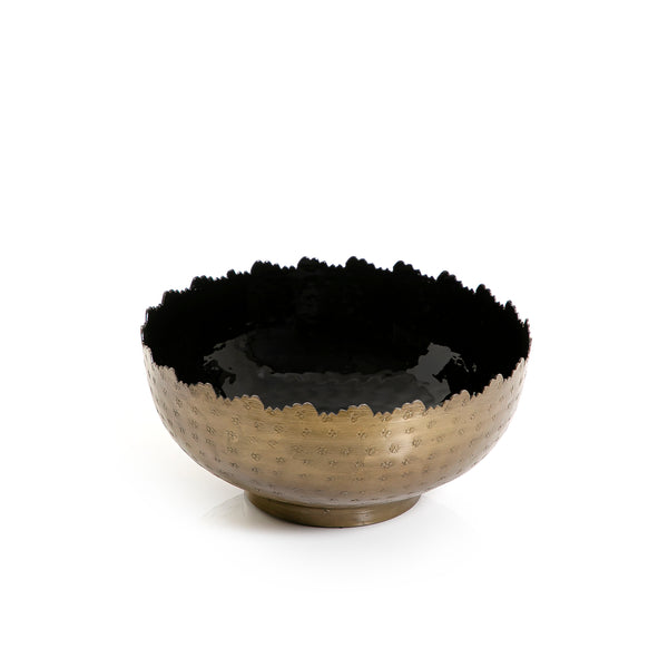 Gold round Metal Bowl