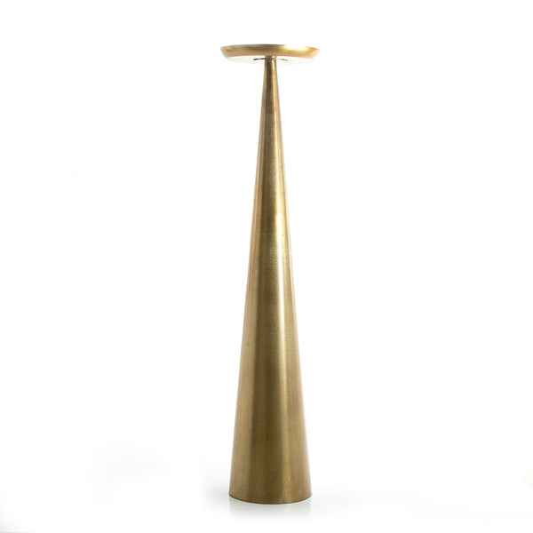 Round Gold Metal Stand With Leg - Large