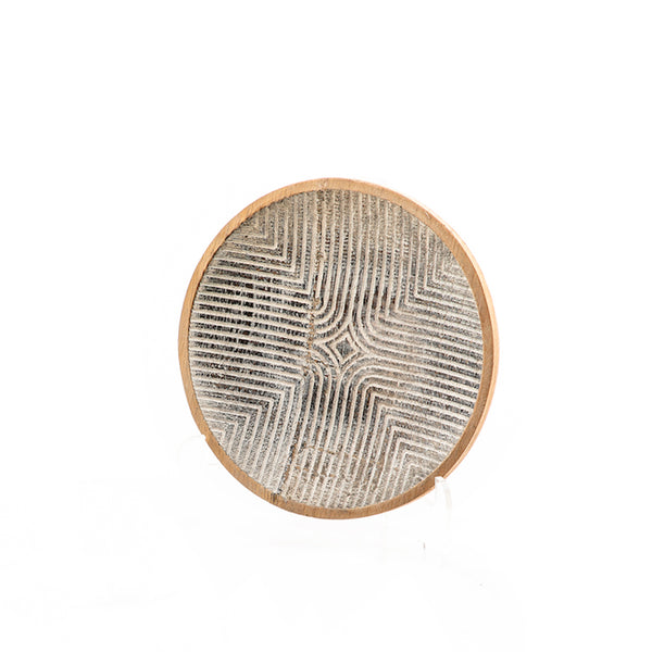 Round Wood Tray - Large
