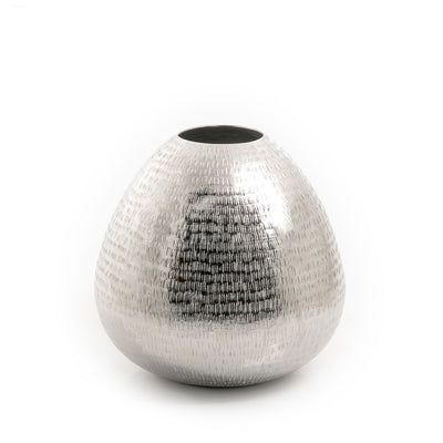 فازة معدنية فضية