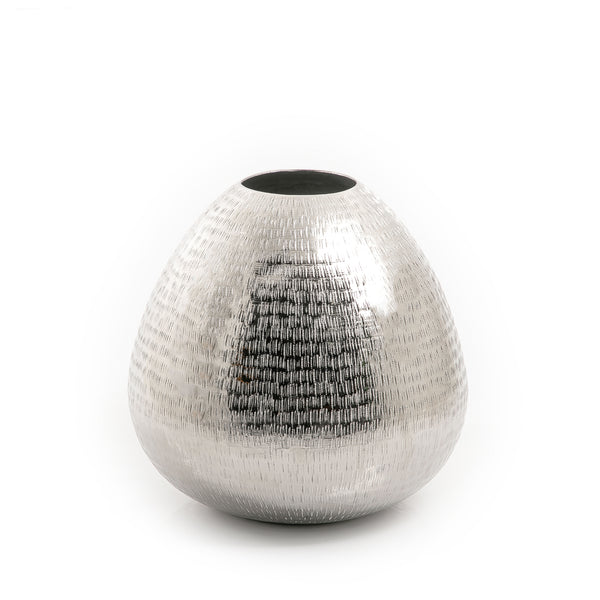 Silver Metal Vase