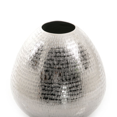 فازة معدنية فضية