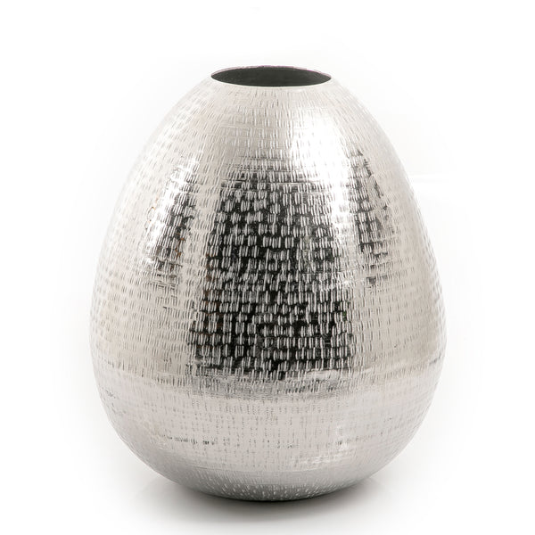Silver Metal Vase