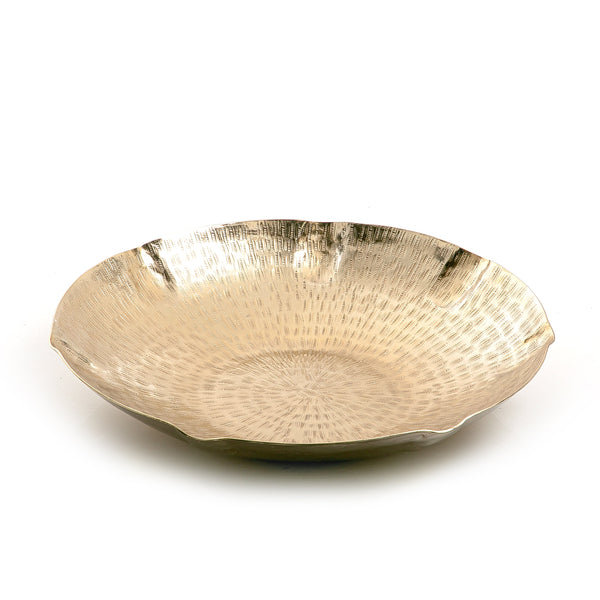 Gold Round Metal Plate - Small
