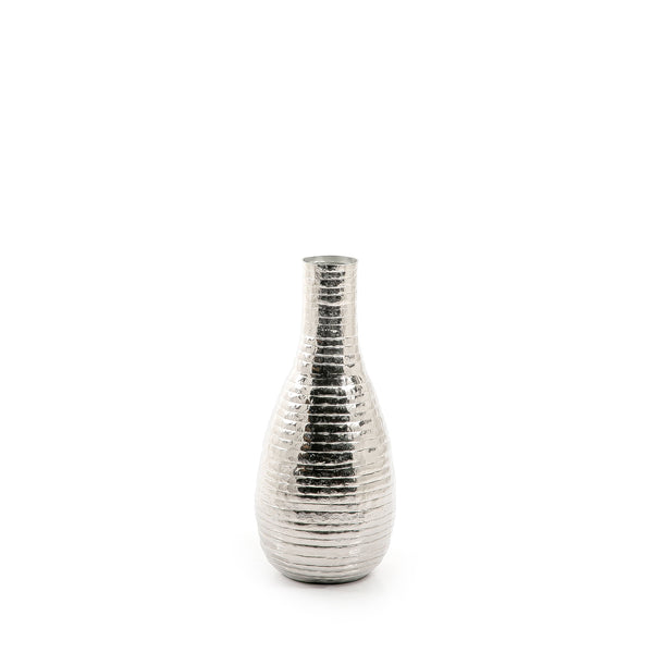 Silver Metal Vase