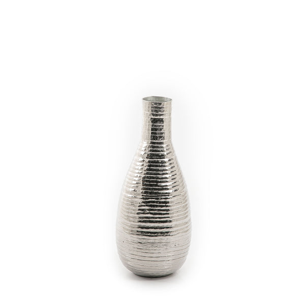 Silver Metal Vase