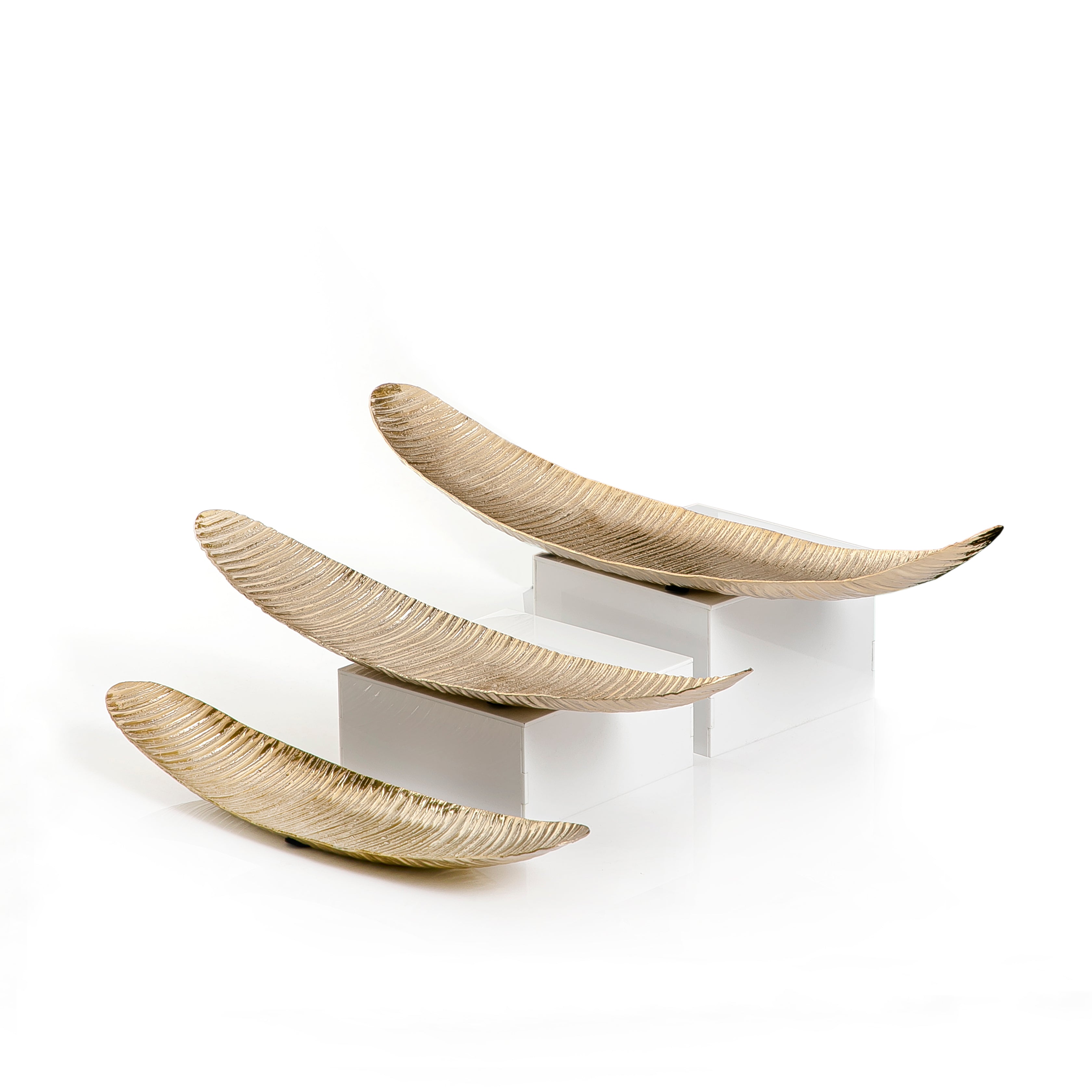 Set of 3 metal trays – Cascades UAE