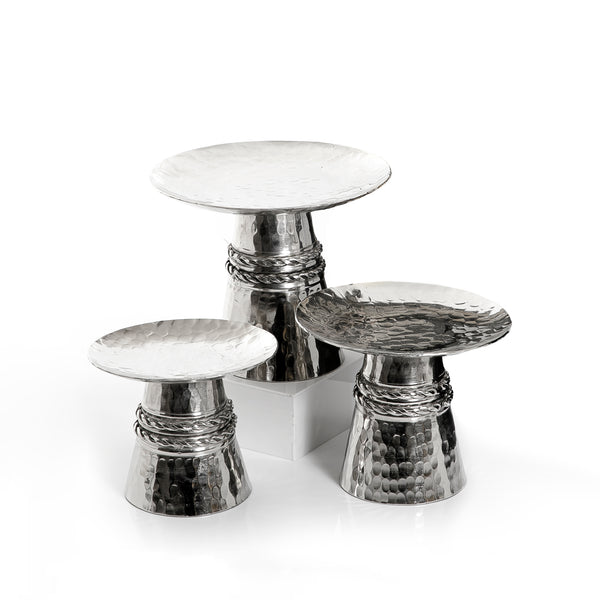 Set of 3 metal stands