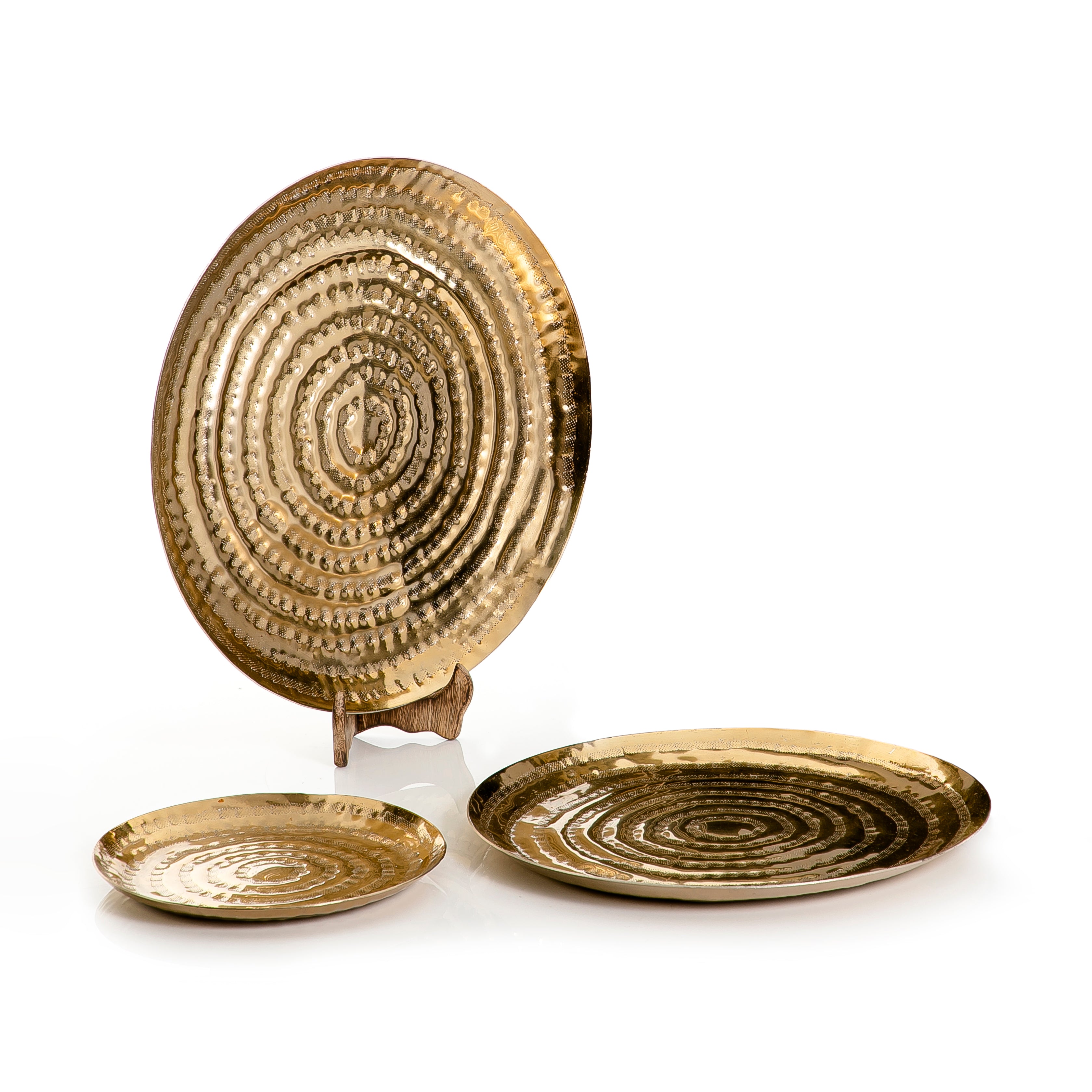 Set of 3 metal trays – Cascades UAE