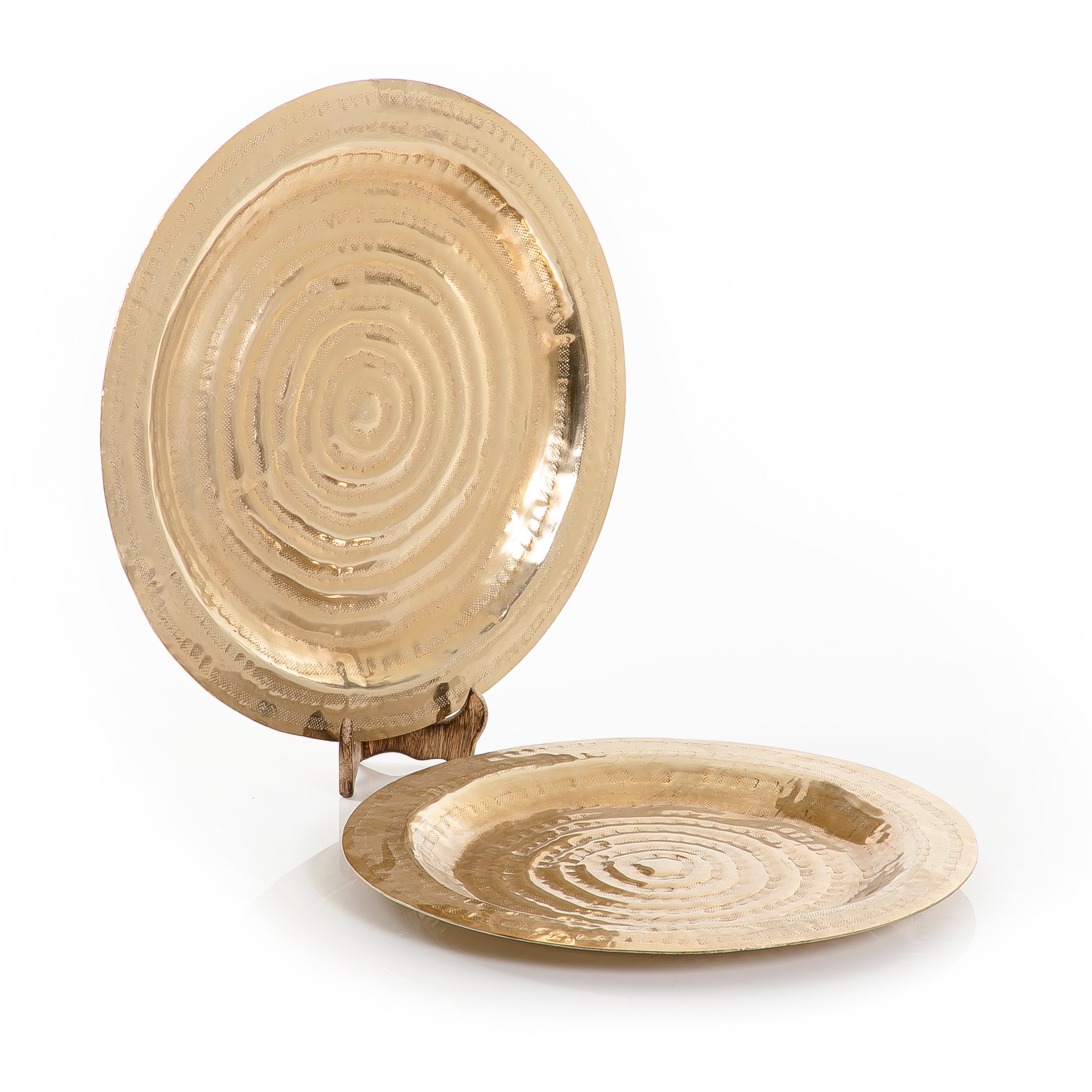 Set of 2 metal trays – Cascades UAE