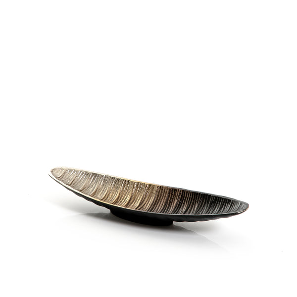 Multicolored Oval Metal Plate