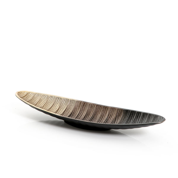 Multicolored Oval Metal Plate
