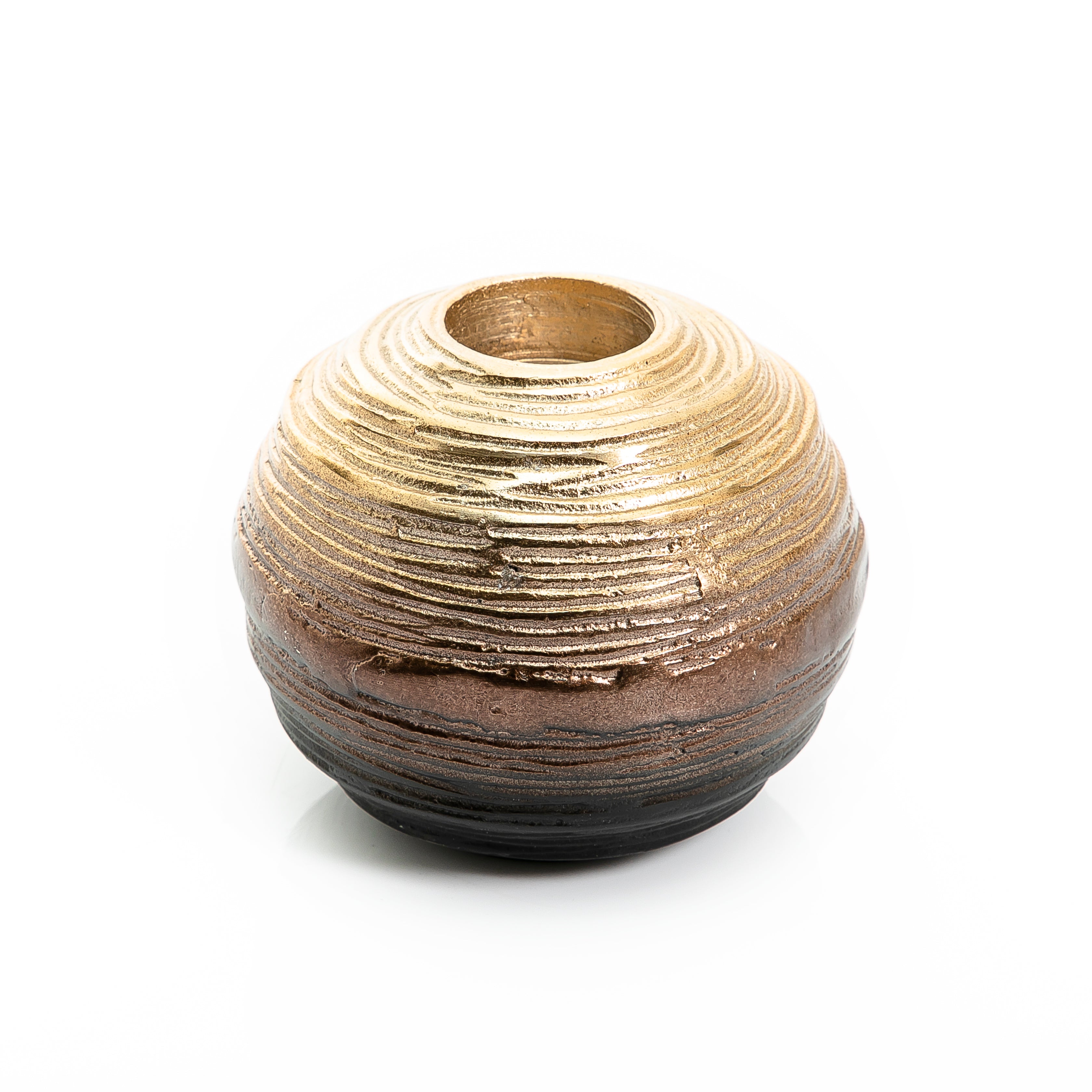 حامل شموع معدني بشكل كروي