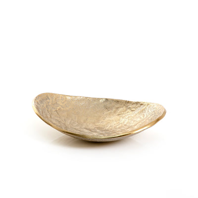 Golden Oval Metal Plate