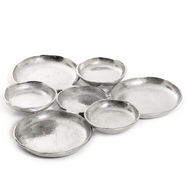 Round metal multi tray with giftbox