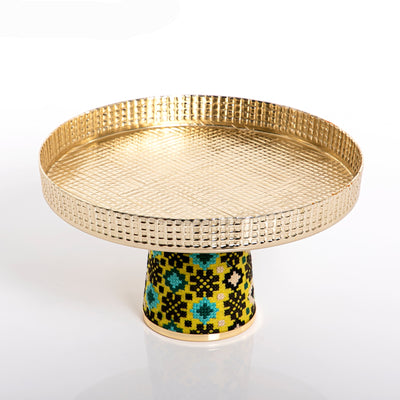 Circular metal stand