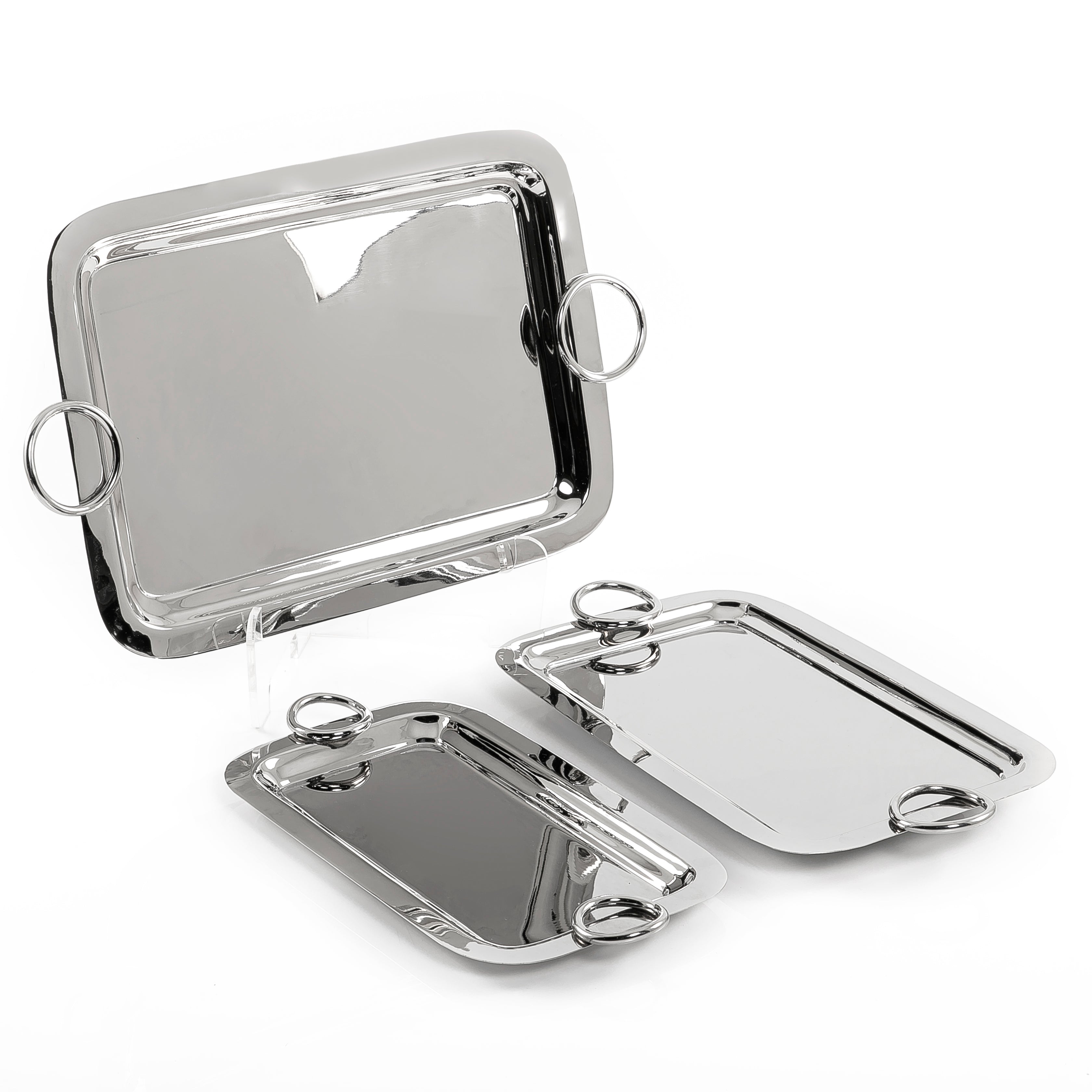 Set of 3 metal trays – Cascades UAE