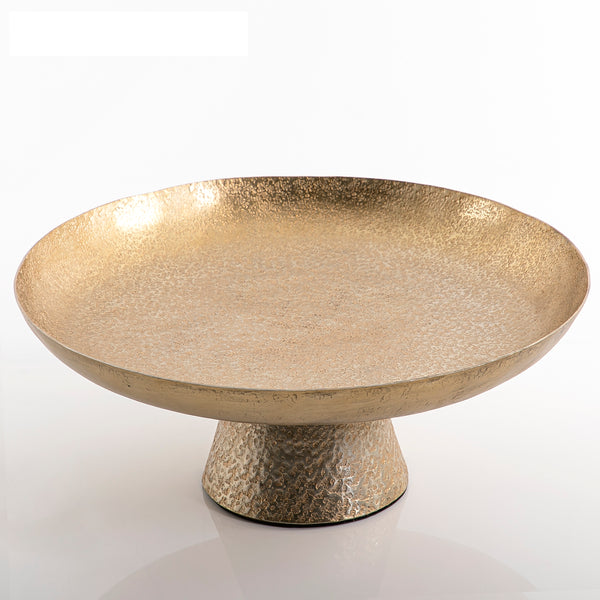 ستاند معدني بقاعدة دائرية ذهبية